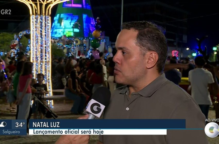  Petrolina inaugura decoração do "Natal Luz" e abrilhanta Centro e diversos bairros – G1