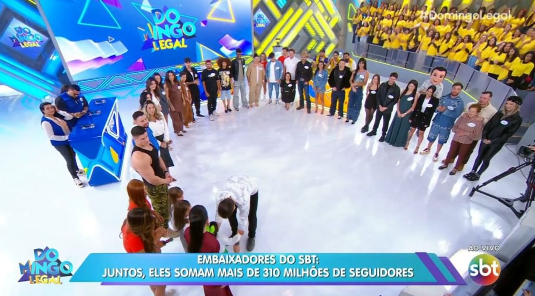  SBT contrata 43 embaixadores digitais para o seu casting